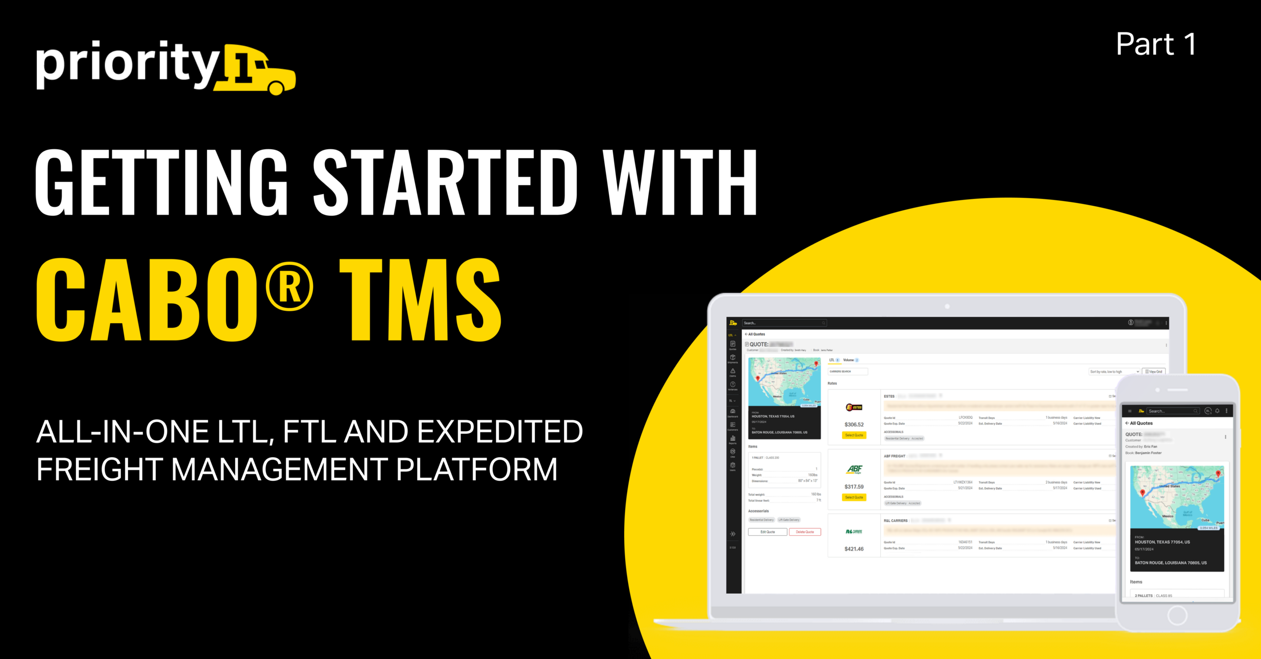 PART 1: GETTING STARTED WITH CABO TMS